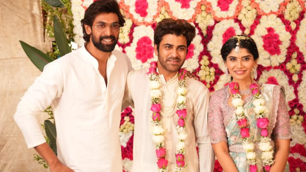 Telugu actor Sharwanand gets engaged to Rakshita Reddy, a techie from USA