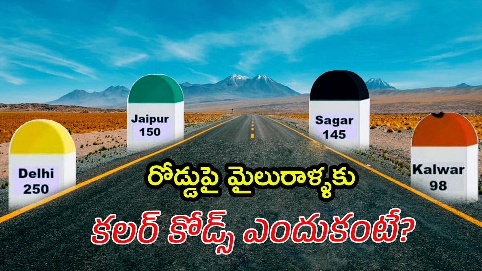 Coloured Milestones
