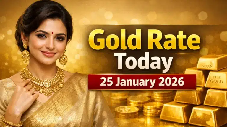 Gold Rate Today in India, 25 January 2026 Updates