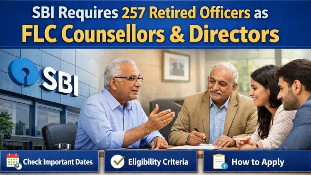 SBI FLC Counsellor Recruitment 2026